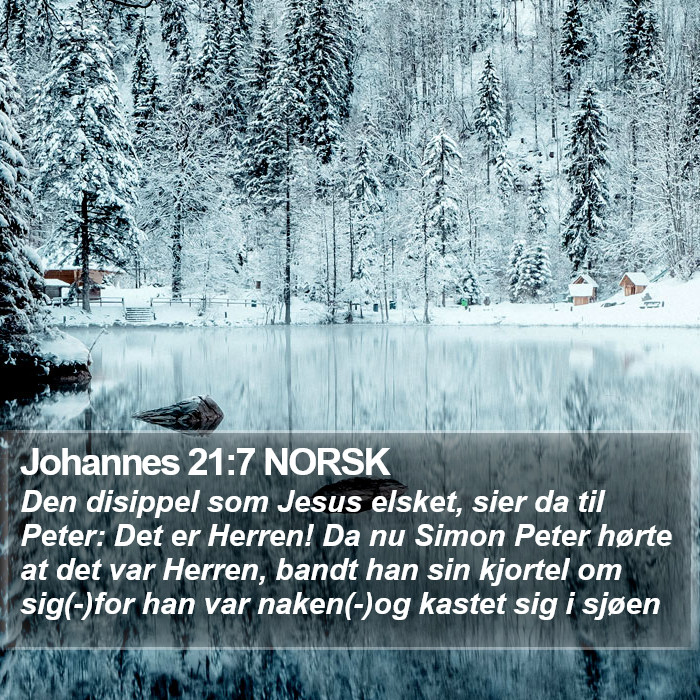 Johannes 21:7 NORSK Bible Study