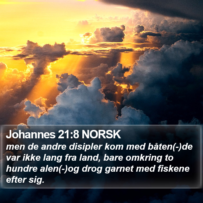 Johannes 21:8 NORSK Bible Study