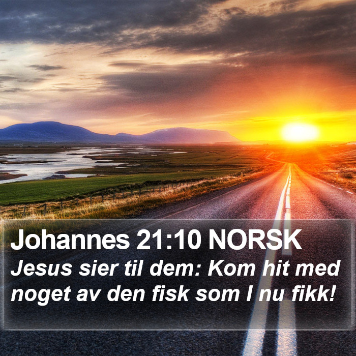 Johannes 21:10 NORSK Bible Study