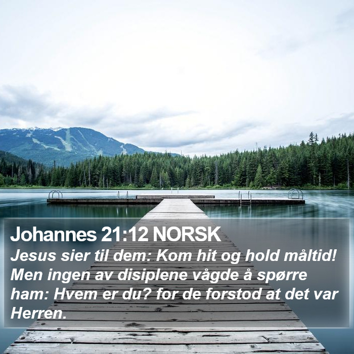 Johannes 21:12 NORSK Bible Study