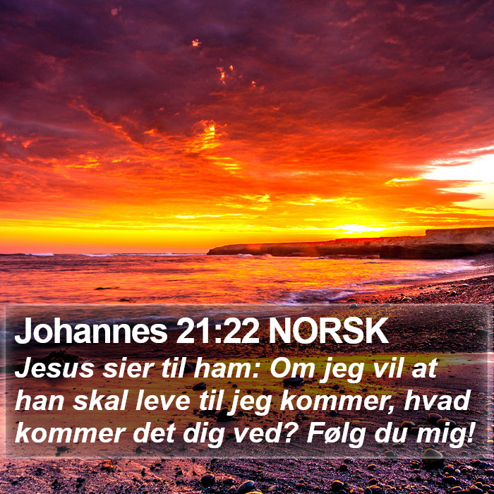 Johannes 21:22 NORSK Bible Study