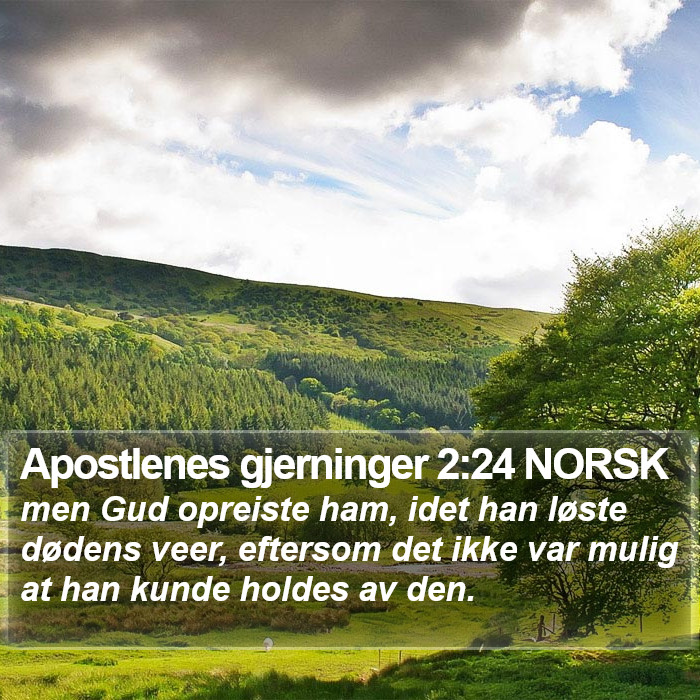 Apostlenes gjerninger 2:24 NORSK Bible Study