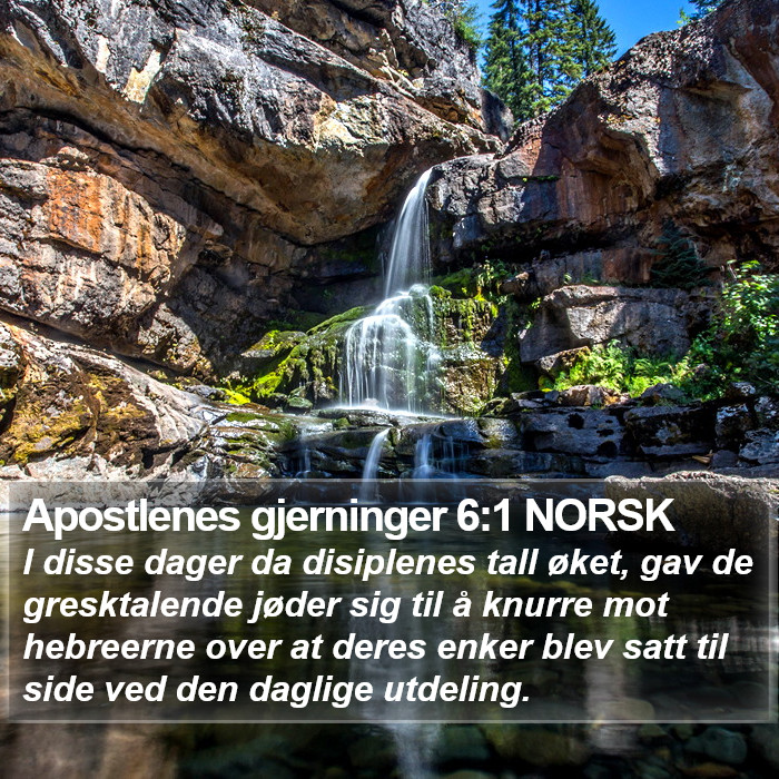 Apostlenes gjerninger 6:1 NORSK Bible Study