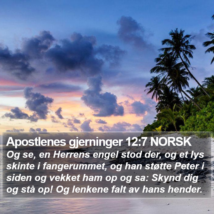 Apostlenes gjerninger 12:7 NORSK Bible Study