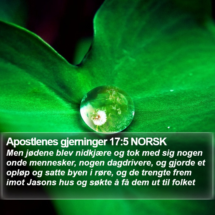 Apostlenes gjerninger 17:5 NORSK Bible Study