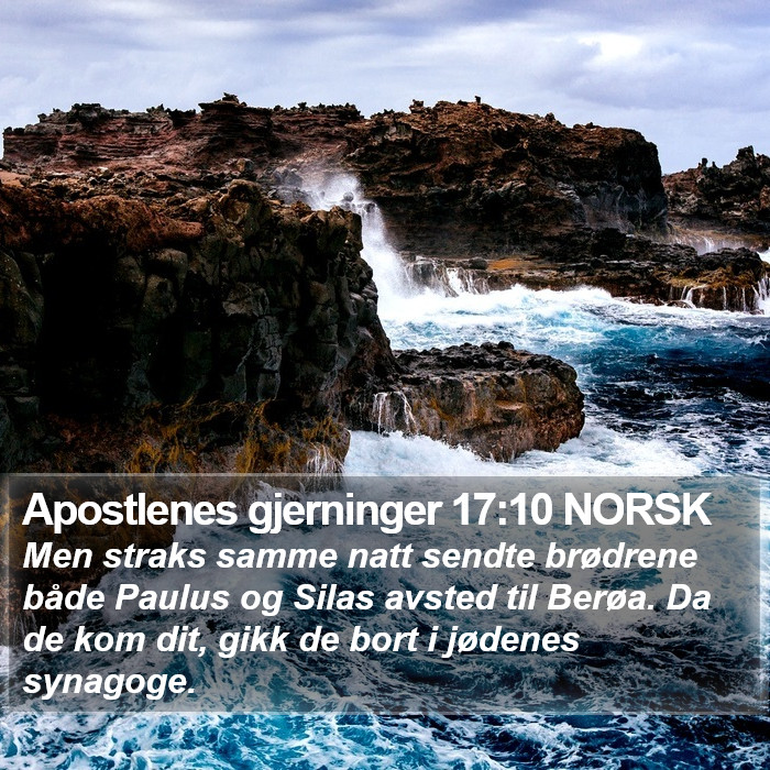 Apostlenes gjerninger 17:10 NORSK Bible Study