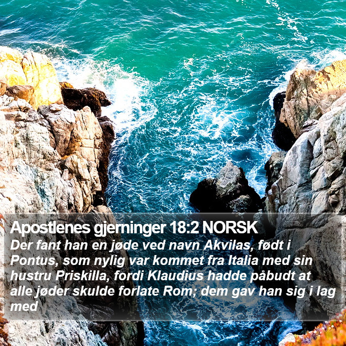 Apostlenes gjerninger 18:2 NORSK Bible Study