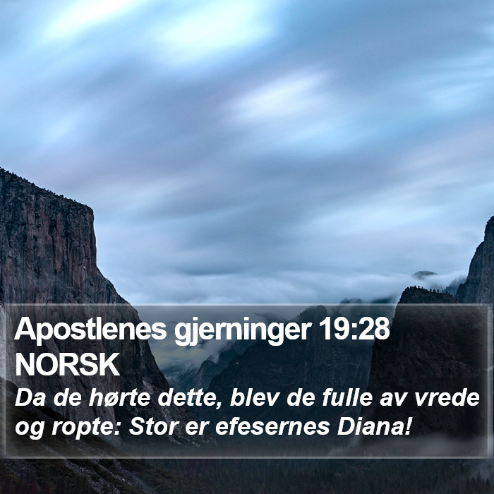 Apostlenes gjerninger 19:28 NORSK Bible Study