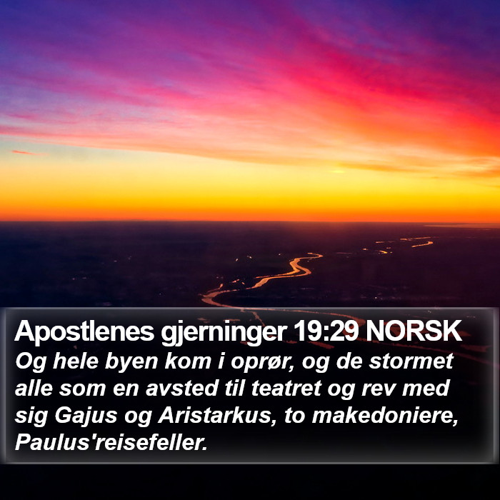 Apostlenes gjerninger 19:29 NORSK Bible Study