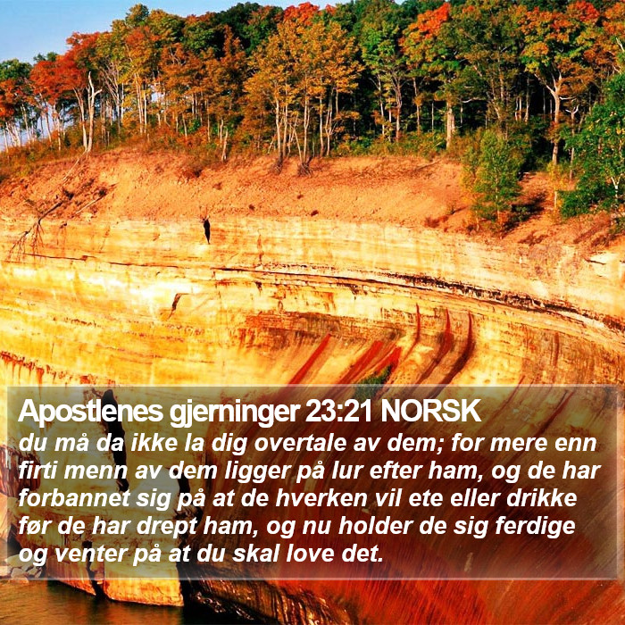 Apostlenes gjerninger 23:21 NORSK Bible Study