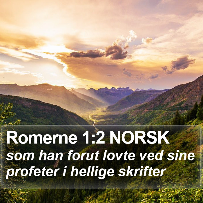 Romerne 1:2 NORSK Bible Study