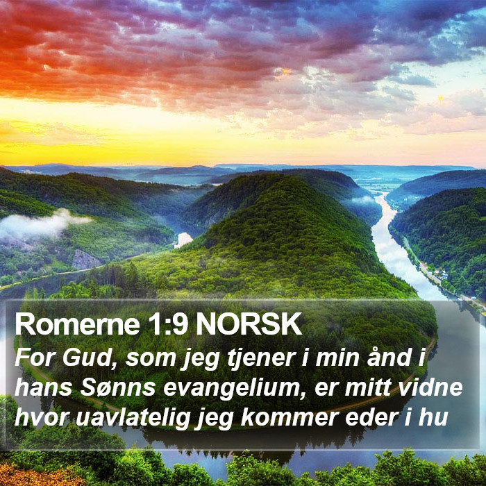 Romerne 1:9 NORSK Bible Study