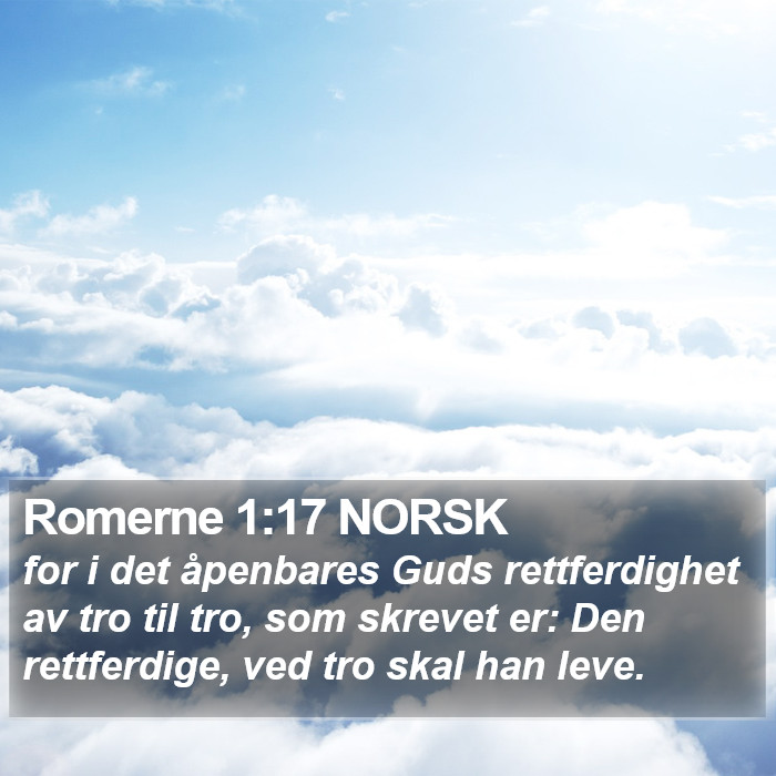 Romerne 1:17 NORSK Bible Study