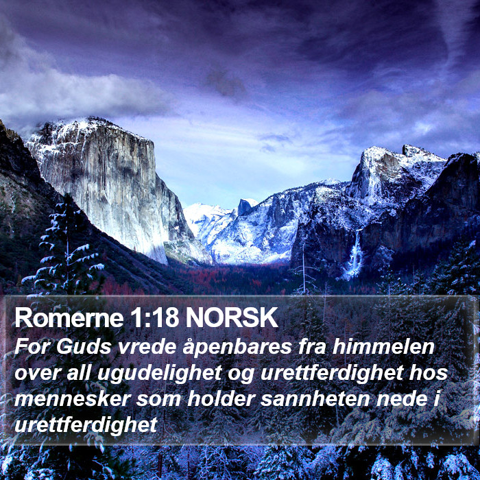 Romerne 1:18 NORSK Bible Study