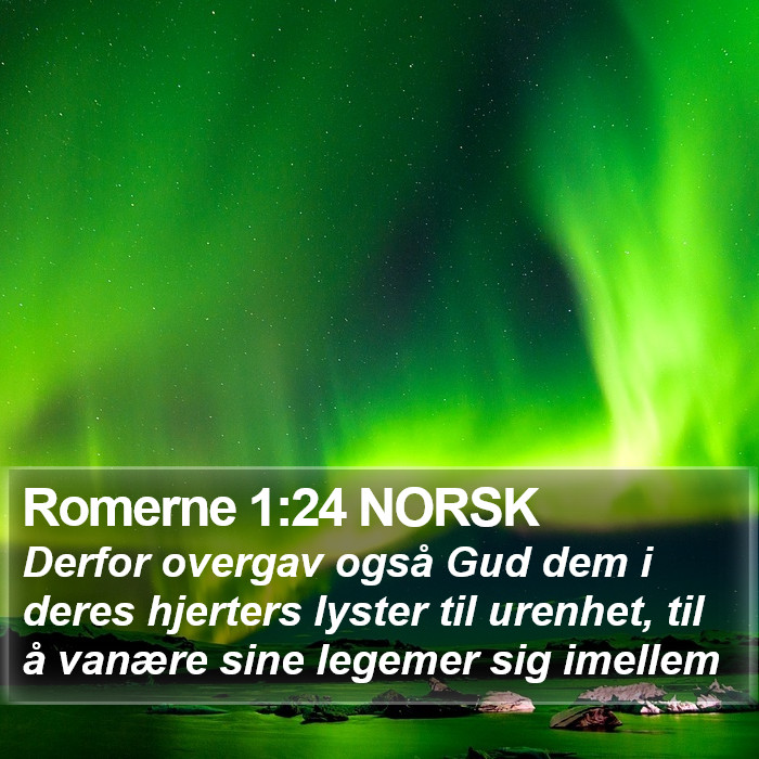 Romerne 1:24 NORSK Bible Study