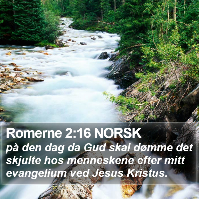 Romerne 2:16 NORSK Bible Study
