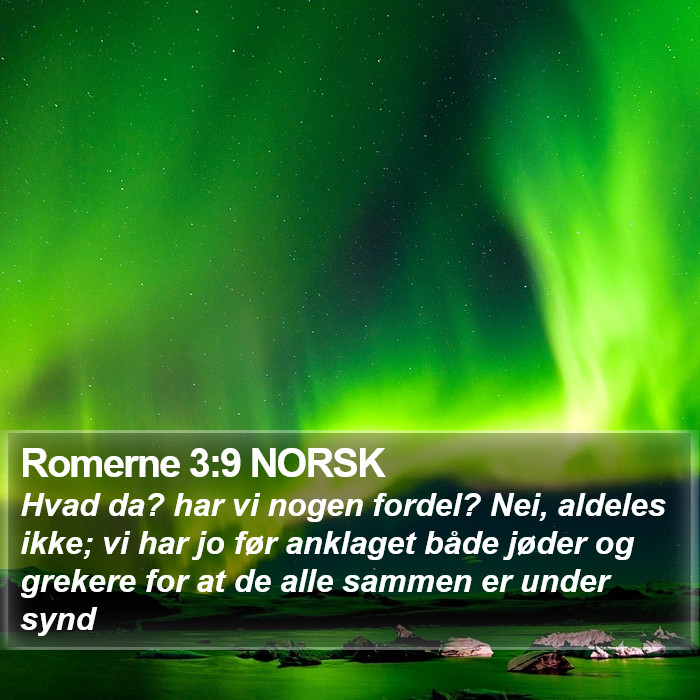 Romerne 3:9 NORSK Bible Study