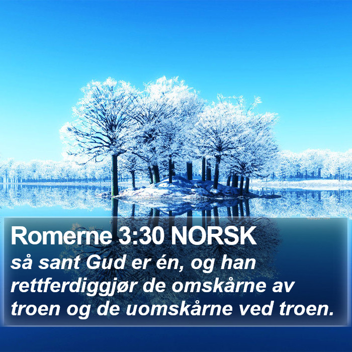 Romerne 3:30 NORSK Bible Study