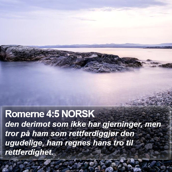 Romerne 4:5 NORSK Bible Study