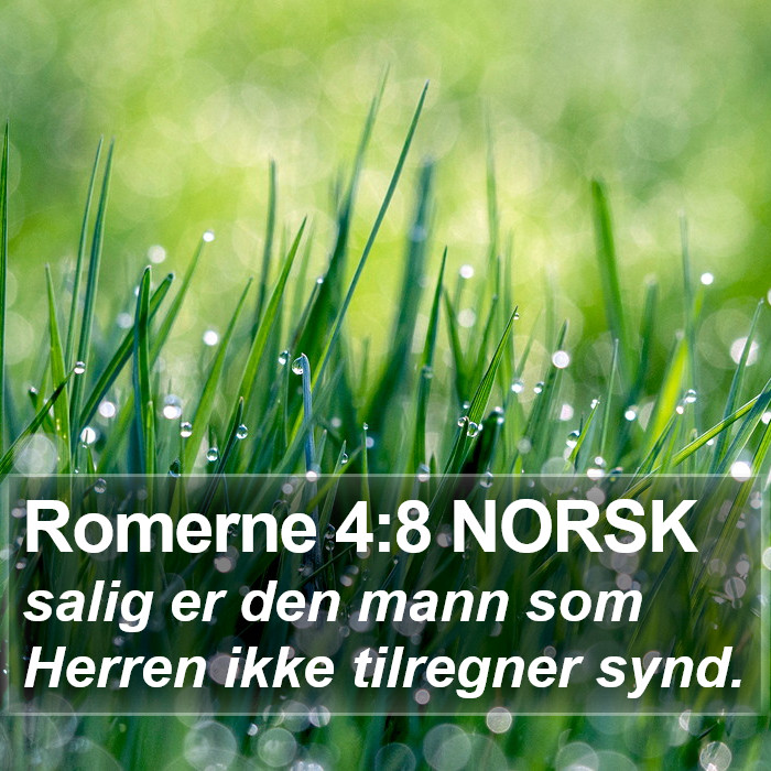 Romerne 4:8 NORSK Bible Study