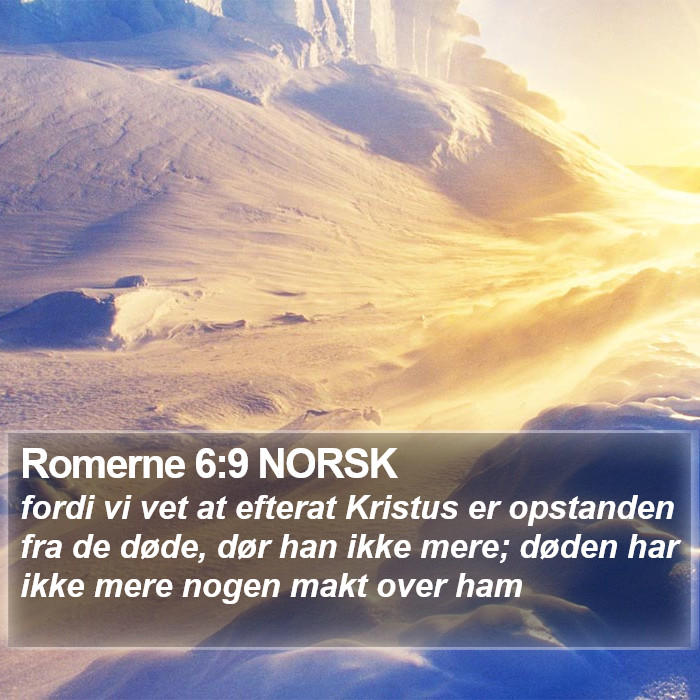 Romerne 6:9 NORSK Bible Study