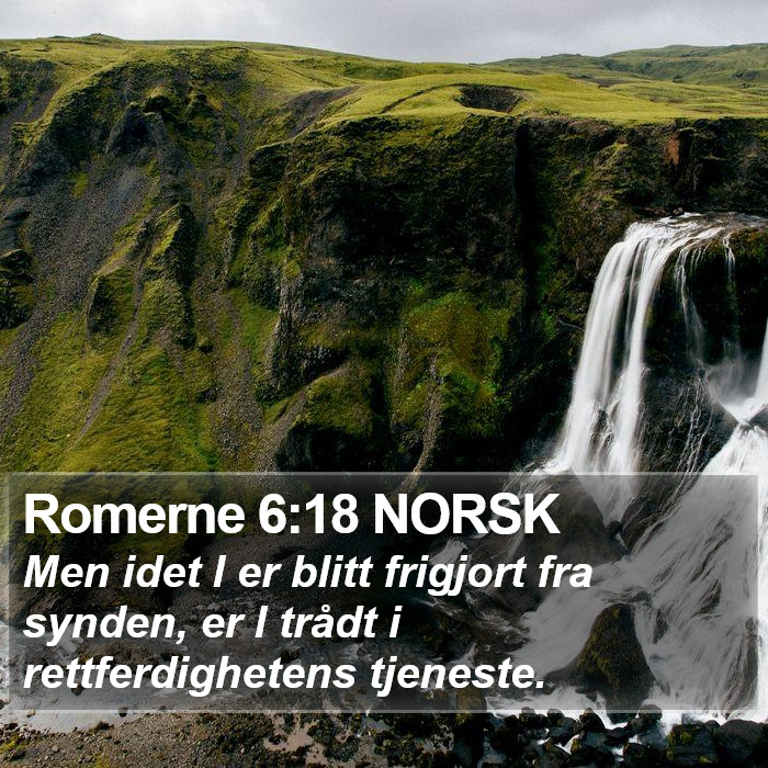 Romerne 6:18 NORSK Bible Study