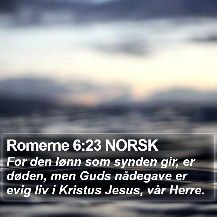 Romerne 6:23 NORSK Bible Study