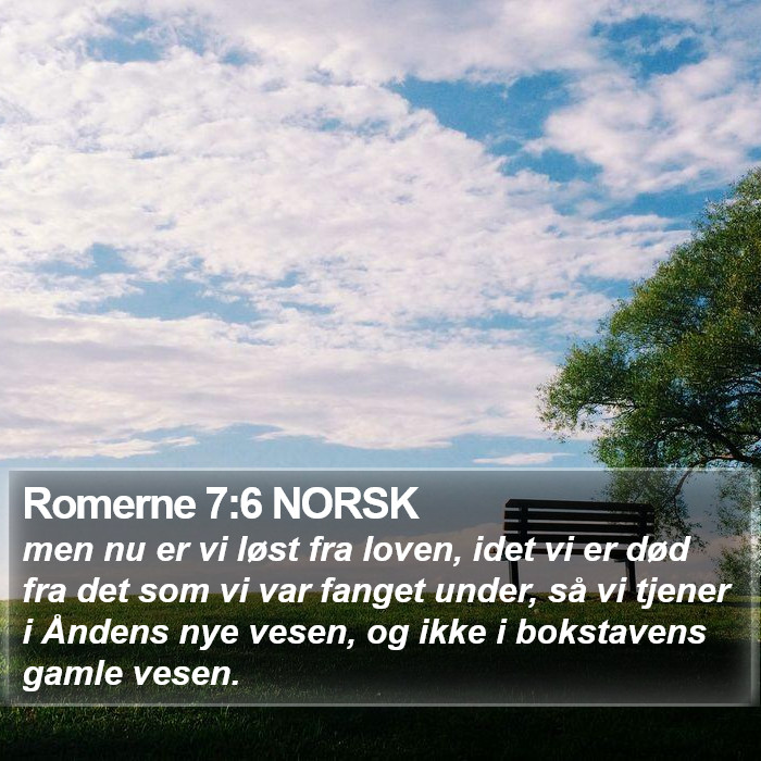 Romerne 7:6 NORSK Bible Study