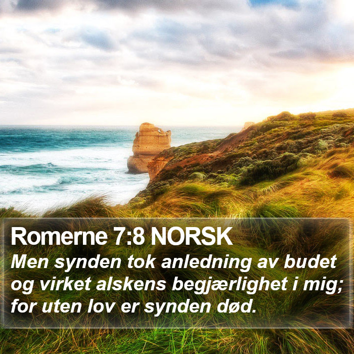 Romerne 7:8 NORSK Bible Study