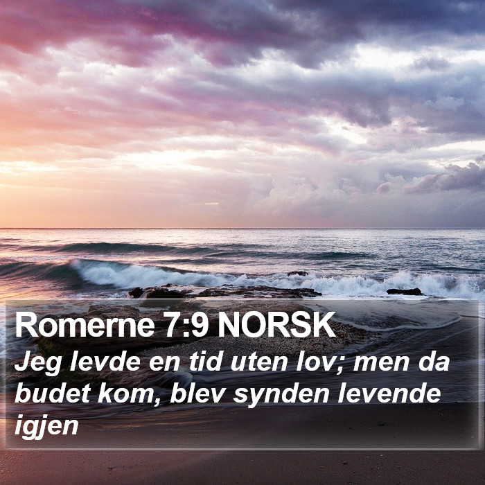 Romerne 7:9 NORSK Bible Study