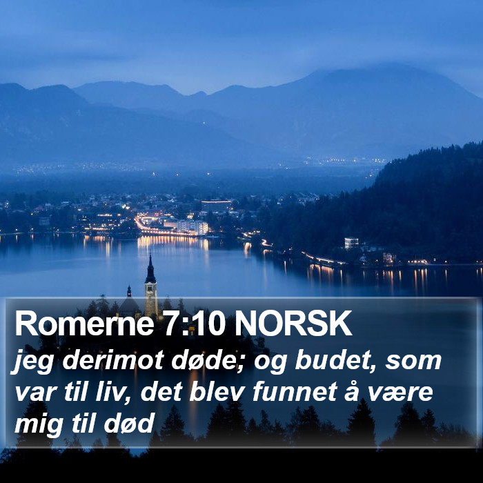 Romerne 7:10 NORSK Bible Study