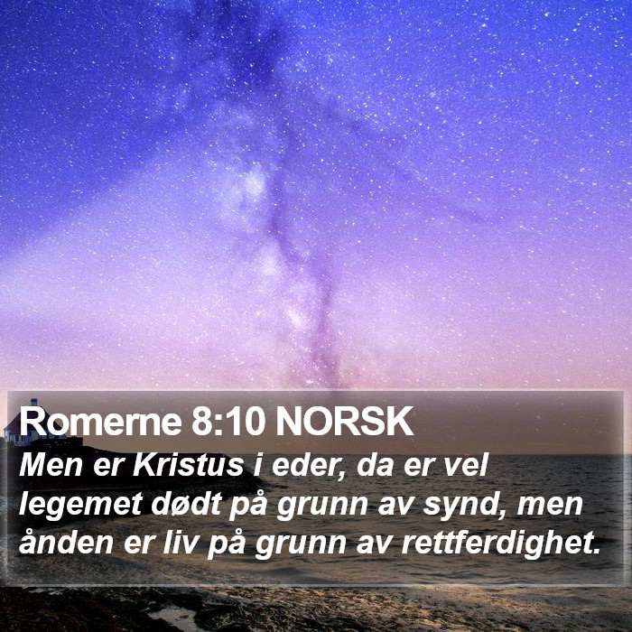 Romerne 8:10 NORSK Bible Study