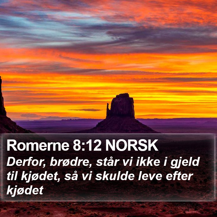 Romerne 8:12 NORSK Bible Study