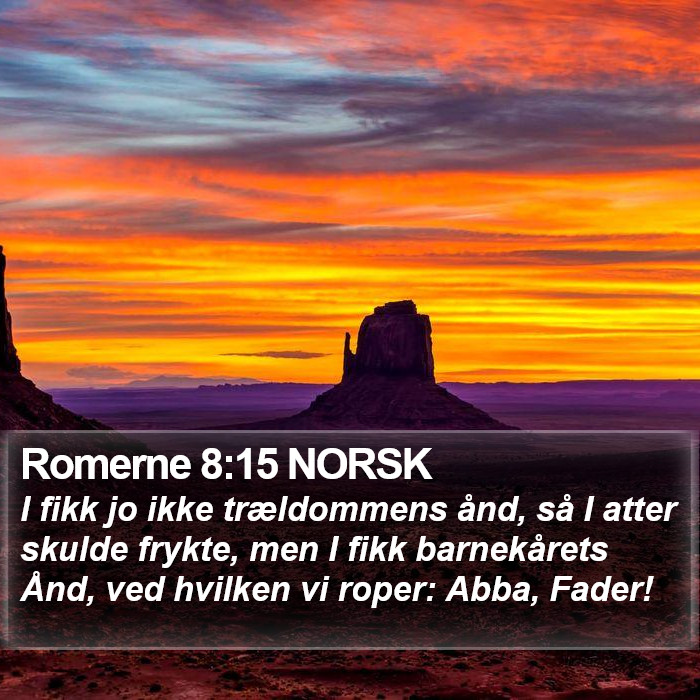 Romerne 8:15 NORSK Bible Study