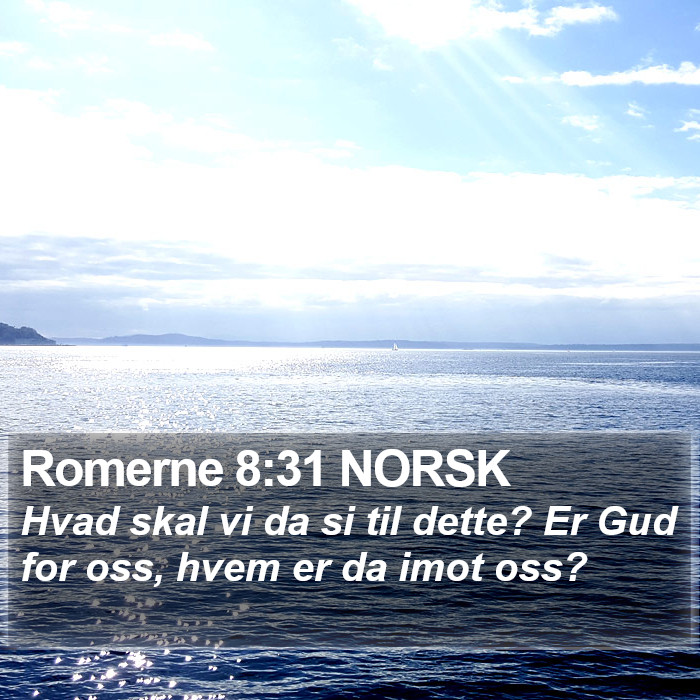 Romerne 8:31 NORSK Bible Study