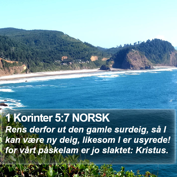 1 Korinter 5:7 NORSK Bible Study