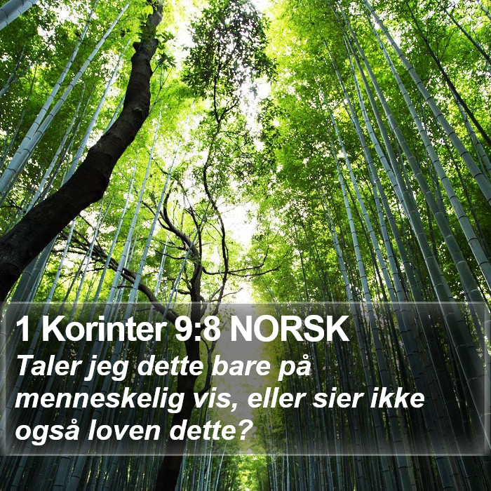 1 Korinter 9:8 NORSK Bible Study