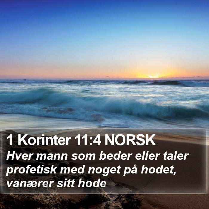 1 Korinter 11:4 NORSK Bible Study