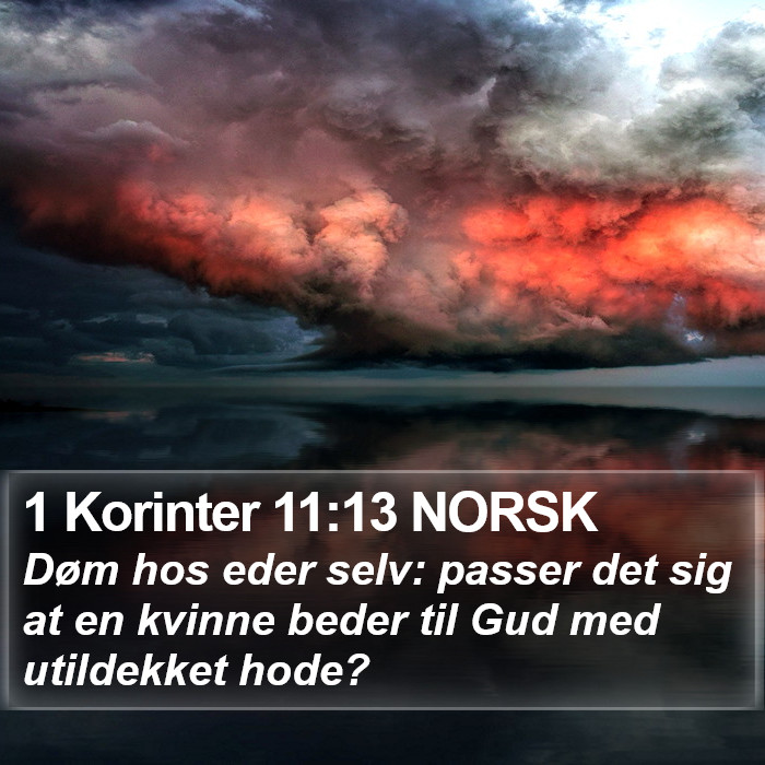 1 Korinter 11:13 NORSK Bible Study