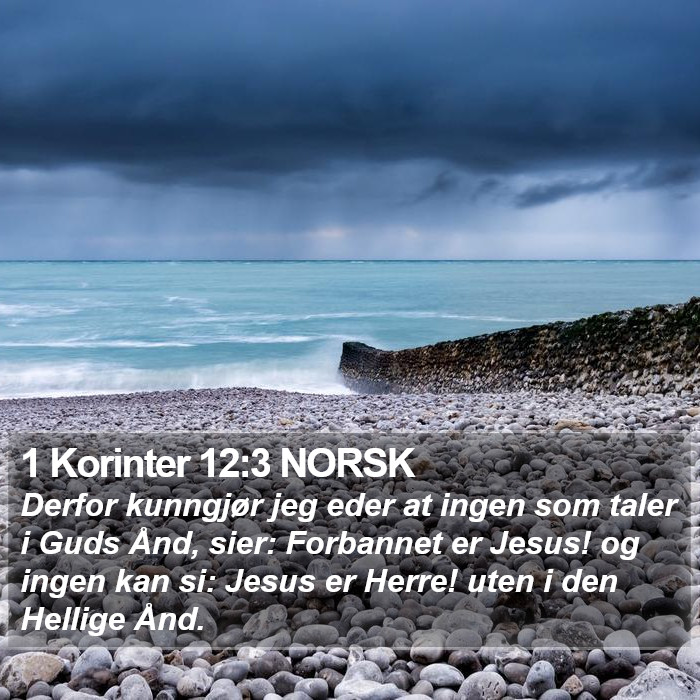 1 Korinter 12:3 NORSK Bible Study