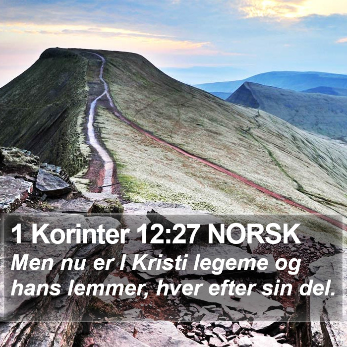 1 Korinter 12:27 NORSK Bible Study