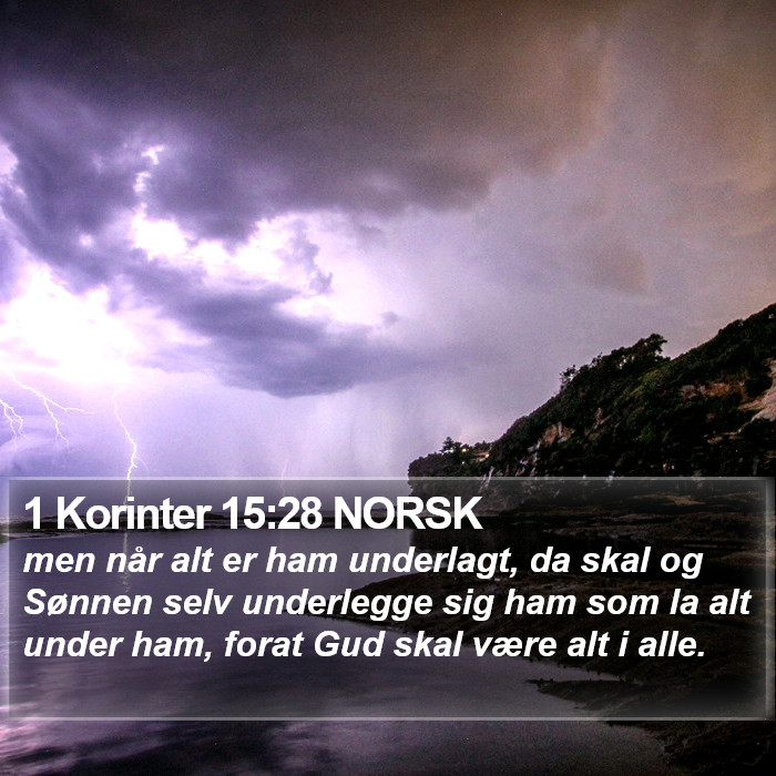 1 Korinter 15:28 NORSK Bible Study
