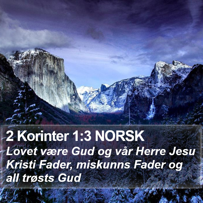 2 Korinter 1:3 NORSK Bible Study