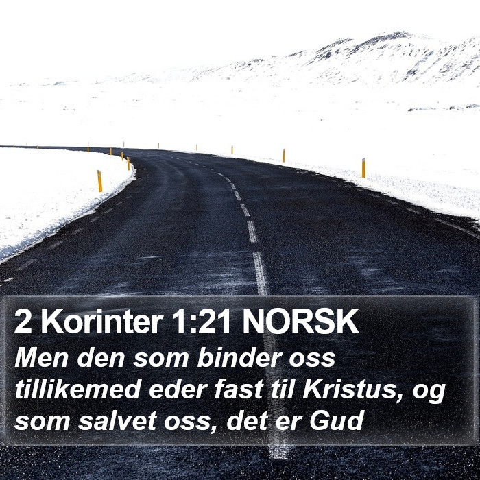 2 Korinter 1:21 NORSK Bible Study