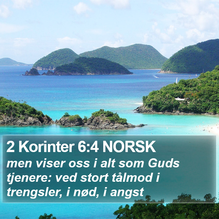 2 Korinter 6:4 NORSK Bible Study