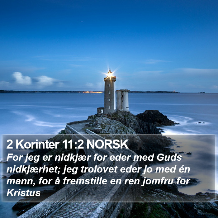 2 Korinter 11:2 NORSK Bible Study
