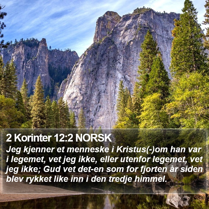 2 Korinter 12:2 NORSK Bible Study