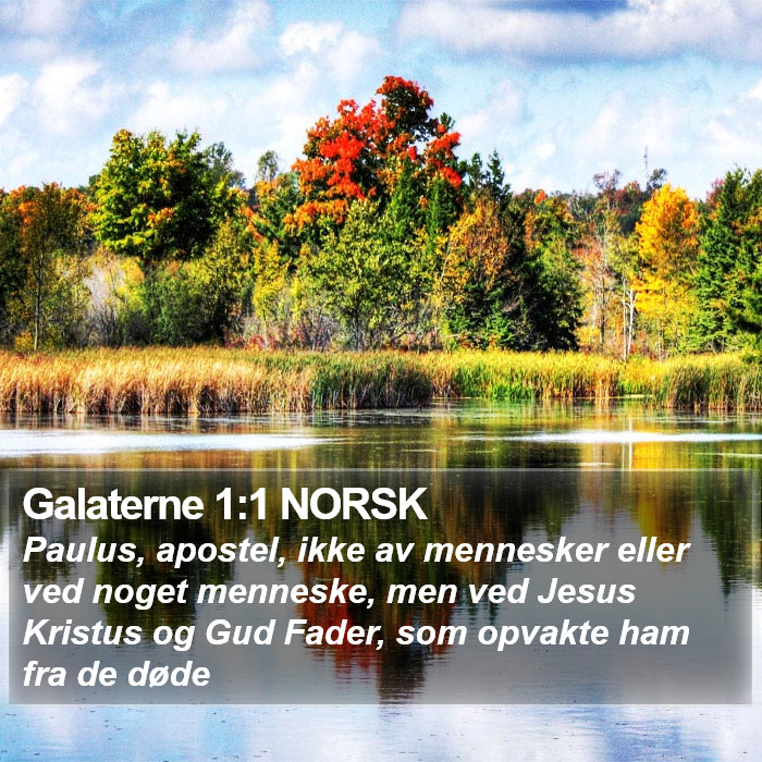 Galaterne 1:1 NORSK Bible Study