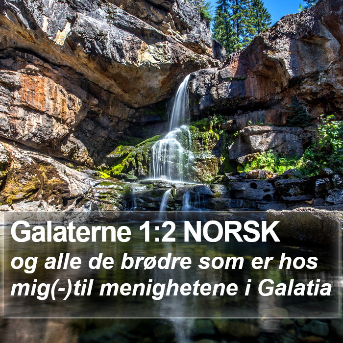 Galaterne 1:2 NORSK Bible Study