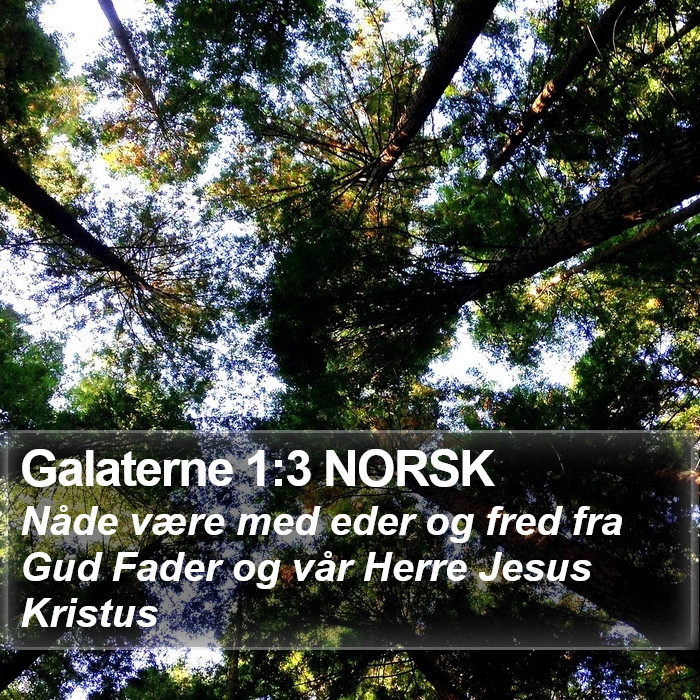 Galaterne 1:3 NORSK Bible Study